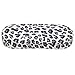 Grey Glasses Case Hard Shell Leopard Print | Medium Size | Protective Eyeglasses, Sunglasses, and Reading Glasses Case For Men, Women, and Kids
