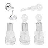 Dropper Bottle, 3PCS 7ML(0.3 OZ) Empty Glass