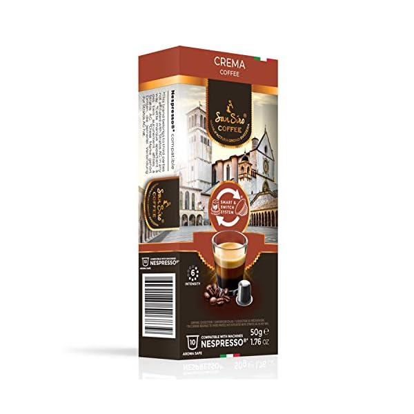 200 Kaffeekapseln - SanSiro Crema - Kompatibel mit Nespresso®*-Maschinen - Barista Quality – Bild 3