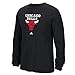 Chicago Bulls Black Primary Logo Long Sleeve T-shirt