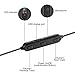 Acekool Bluetooth Headphone, Wireless In-Earphone Sports Stereo Earbuds with Microphone, Support APT-X Low Latency & Water Resistant Secure Fit for Running Exercising (Black)