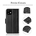 ProCase iPhone 11 Genuine Leather Case, Vintage Folio Flip Case with Card Holders Kickstand Leather Wallet Case for iPhone 11 2019 -Black