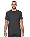Under Armour Men's Charged Cotton Henley T-Shirt, Carbon Heather/Black, Medium