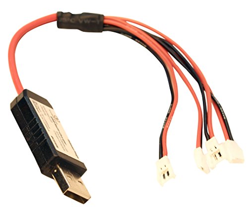 Racers Edge Racers Edge 1691 USB Multi-Charger for Charging Up to 4 1S LiPo Batteries Radio Control Charger