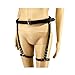 TOPFUR Women Sexy Punk Leather Harness Garter Belt Adjustable Waist Leg Cincher Cage Belt