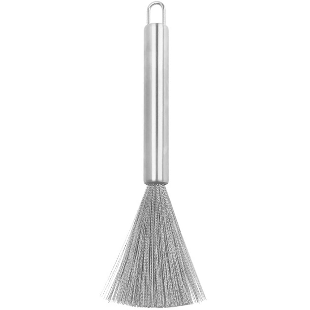 SOLUSTRE Pan Cleaning Brush Ashtray Cleaning Wire Brush Dish Cleaning Tool Pots Pot Cleanser Dish Wash Cloths Wok Tools Grill Small Tools Stainless Steel Pizza