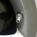 Senzeal 5X Spike Style Polished Aluminium Tyre Valve Caps for Car Bike Truck Red