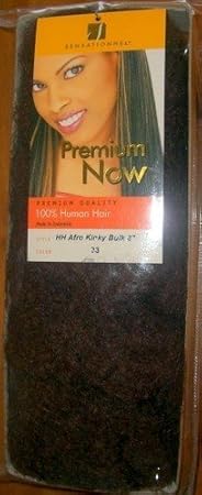 Amazon Com Super Soft 100 Human Hair Afro Kinky Bulk Brown