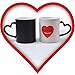 Yuwu Mom Mug Funny Color Changing Mugs Heat Changing Heart Valentines Cup Novelty I Love You Morning Magic Coffee Cup Christmas Gifts For Men Women Mom Dad Mug