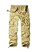 OCHENTA Cargo Pants Men, Military Tactical Work Combat 8 Pockets Casual Trousers #3357 Khaki 36