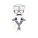 Miraclekoo Nautical Party Photo Booth Props Navy Anchor Sailor Photo Booth Props Kit,20 Count