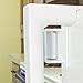LIVSafe Refrigerator Lock: 1-Hand Use, Self-Locking, Baby Safety Fridge & Freezer Latch-White