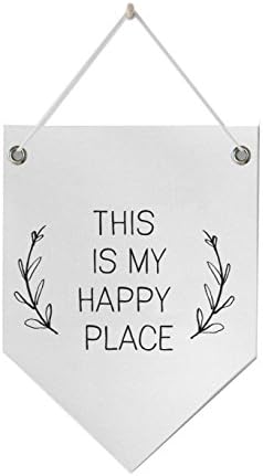 This Is My Happy Place - Canvas Wall Hanging by Skel Design