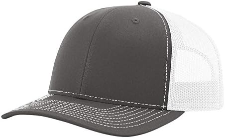 LogoUp Richardson 112 Trucker Snapback - Charcoal/White