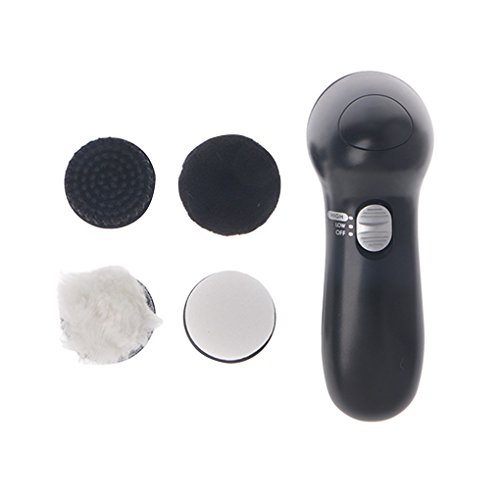 MuLuo Home Handheld Automatic Electric Shoe Brush Boots Shine Polisher Machine Portable Scrubber with Cleaning Brush Kit - Thumbnail 4