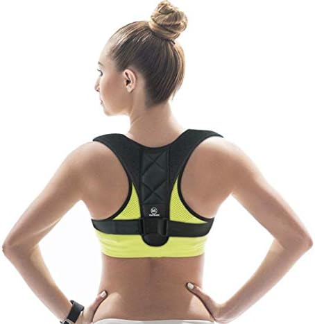 Back Posture Corrector by MediRevive - Discrete Comfortable Adjustable Brace - For Women, Men, Teens and Kids - Premium Breathable Upper Shoulder and Clavicle Support - Small Size