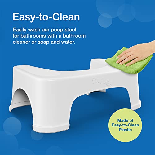 Step and Go Toilet Stool 7" Bathroom Squat Stool Pricepulse