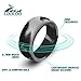 COOLOO Silicone Wedding Ring for Men, 10 Pack Affordable Silicone Rubber Wedding Bands Sturdy Comfortable Rings, Black White Blue Silver Gray