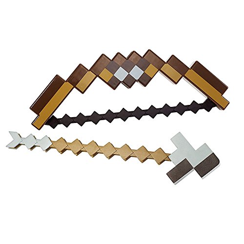 ETbotu 2 in 1 Creative Transmutative Bow Sword Weapons Model Toys for Kids Gifts Brown Bow and Arrow