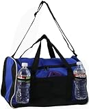 Sports Gym Duffel Bag Large Zipper Opening, Royal Blue by BAGS FOR LESSTM