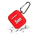 Ztowoto Airpods Case Airpods Accessories Protective Silicone Cover and Skin with Carabiner and Airpods Staps for Apple Airpods Charging Case (Red-2)