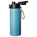 Aquatix Sea Mist Blue Insulated FlipTop Ultimate Sport Bottle 21 ounce Pure Stainless Steel