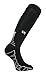 Vitalsox Italy -Patented Graduated Compression VT1211 Silver DryStat (1-Pair Fitted), Black/White, Large