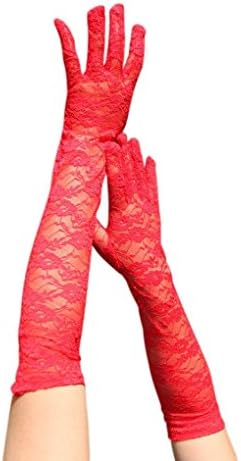 Pin Up DollWomenss Long Lace Gloves Are Great as an Accessory, Costume, Cosplay, Halloween or Formal Event