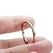 Tungary 2mm Tungsten Carbide Rings for Women Wedding Band Engagement Promise Domed Size 4-11.5