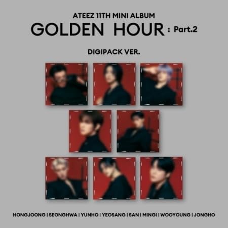 Amazon.com: ATEEZ GOLDEN HOUR : Part.1 10th Mini Album with