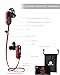 Yaarna Bluetooth Headphones - Sweatproof Wireless Earbuds with Microphone and TRAVEL BAG - Perfect Sound and Fit for Sports, Running, Workout, Jogging