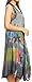 Sakkas 101RC Palm Tree Tie Dye Caftan Dress / Cover Up - Grey - One Size