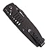 SOG Specialty Knives & Tools TG1002-BX Targa, 3.5-Inch Striaght Edge Tanto Blade, Arc-Lock Folding Knife, Black TiNi Finish