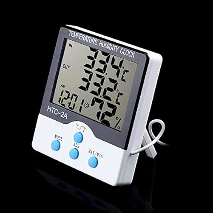 Lepakshi Big LCD Indoor Outdoor Digital Thermometer Hygrometer Temperature Humid