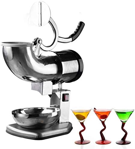 電気アイスクラッシャー ステンレスシェーバーマシンスノーコーンメーカーslushiesサンデーアイスクリームカクテルメーカークールドリンクツール 期間限定特別価格