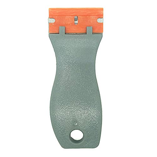 GUGUGI Plastic Razor Scrapers Drywall Scrapers Tile Knife with 10 PCS 1.5 inch Refillable Double Edge Plastic Razor Blades Ideal for Auto Window Tint, Vehicle Vinyl Wrap, Decal Sticker Removing - Thumbnail 2