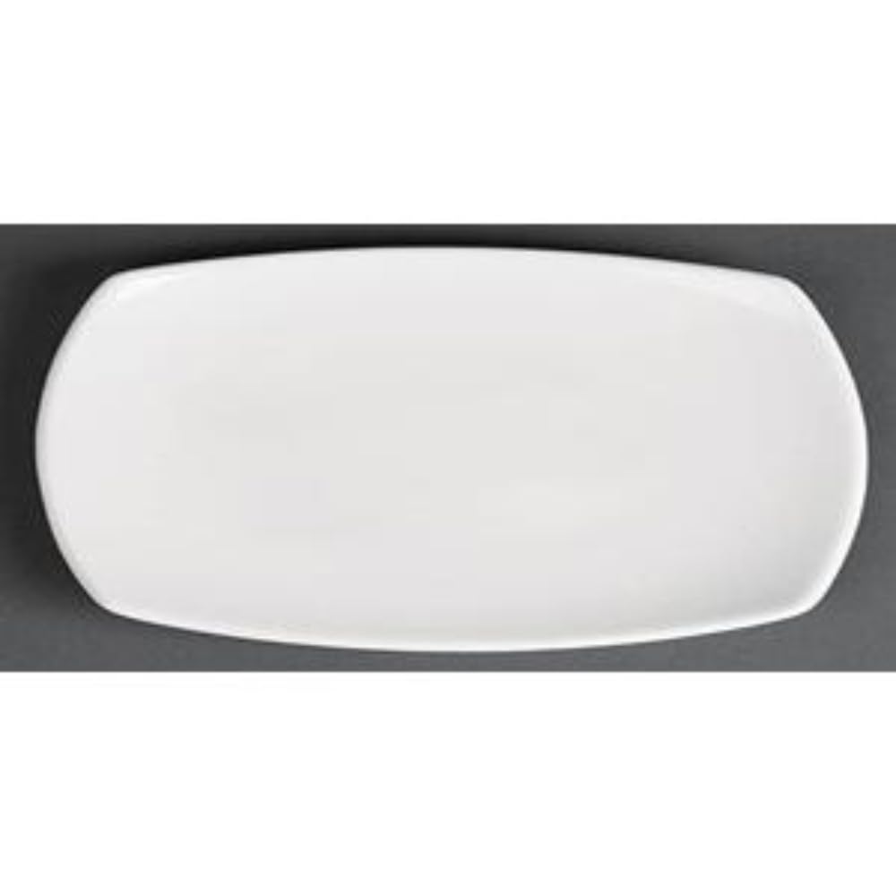 12X Royal Porcelain White Classic Kana Square Service Plates 160mm