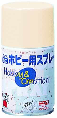 ニッペ ペンキ スプレー ミニホビー用スプレー 100ml アイボリー 油性 つやあり 屋内外 日本製 4976124413216商品画像