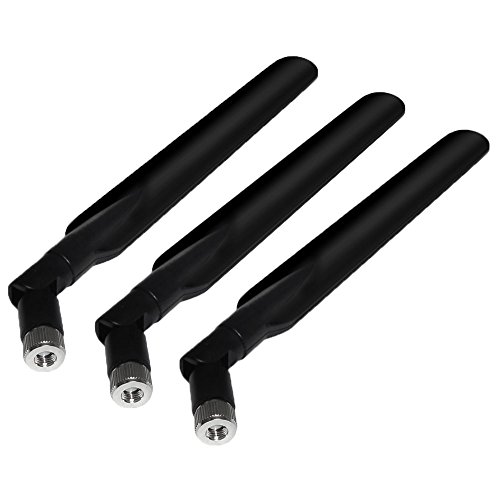 Premiertek 3 x 7 dBi 2.4GHz 5GHz Dual Band Wireless RP-SMA Panel Antenna (ANT-7DBI-DUAL)