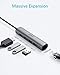 Anker USB C Hub Adapter, 5-in-1 USB C Adapter with 4K USB C to HDMI, Ethernet Port, 3 USB 3.0 Ports, for MacBook Pro 2019/2018/2017, ChromeBook, XPS, and More (Space Gray)
