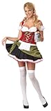 California Costumes Bavarian Bar Maid Set, Red/Olive, X-Large