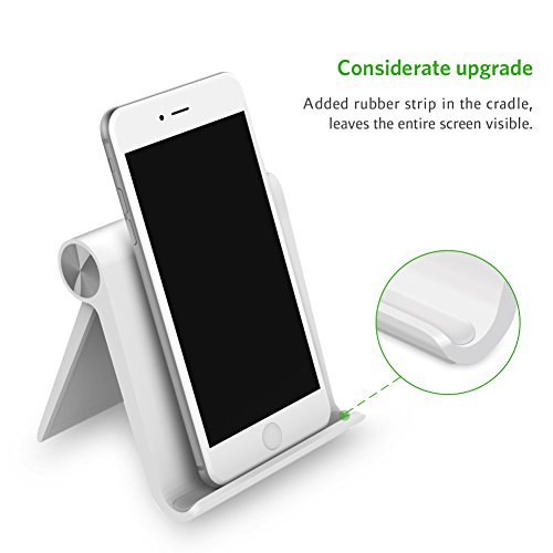 UGREEN Tablet Stand Holder for ipad, Nintendo Switch, Samsung Tab, Galaxy S7 Smartphones, E-readers and Tablets (White)