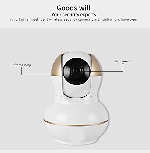 Surveillance Cameras,Home Security Camera System with Monitor Motion Detection Alert Wall Mount Waterproof, 1280x720p Wireless Wifi Camera Motion Detection Built-in Microphone,WiFi Webcam (White)
