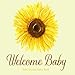 Baby Shower Guest Book Welcome Baby: Sunflower Rustic Floral Theme Decorations | Sign in Guestbook Keepsake with Address, Baby Predictions, Advice for Parents, Wishes, Photo & Gift Log by Love Baby Publishing