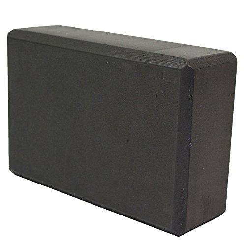 Sol Living Yoga Block - Compact Durable High Density EVA Foam Block for Balance and Stability, Exercise, Fitness, Pilates and Yoga Accessory - 3" x 6" x 9" Black Color - Thumbnail 5