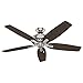 Hunter Newsome Indoor Ceiling Fan with Light and Pull Chain Control, 56