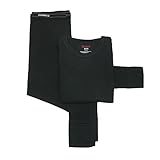 Hanes Big Boys' Thermal Underwear Set, Black, Medium/10-12