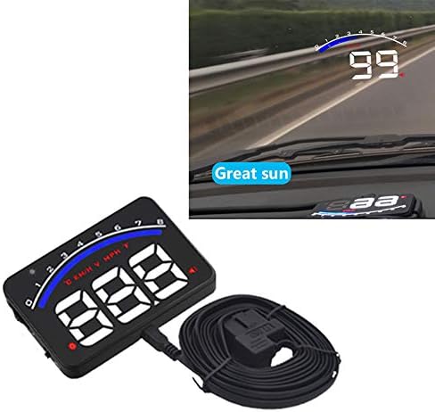 HUD Head Up Display Car-styling Hud Overspeed Warning Windshield Projector Alarm System Universal Auto