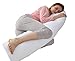 Cheer Collection Long Body Pillow - Down Alternative 20x54 Full Body Pillow with Zippered Cover - Body Pillow for Side Sleeping