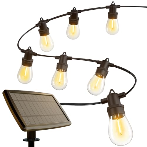 KYY 78FT(72+6) Solar String Lights Outdoor with USB Port Remote Control, LED Waterproof Solar Powered Patio with 24 Sockets, Heavy-Duty and UL Listed Porch Market Lights